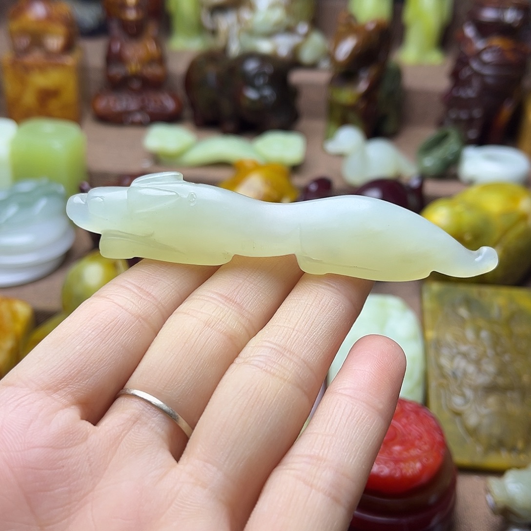 白玉菩提吊坠96。。
