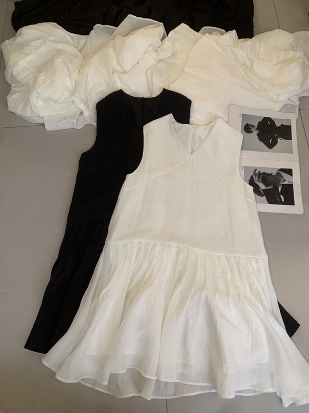 Z2550【PINGJIE】2025高货背心裙韩版时尚休闲潮流舒适百搭洋气裙子