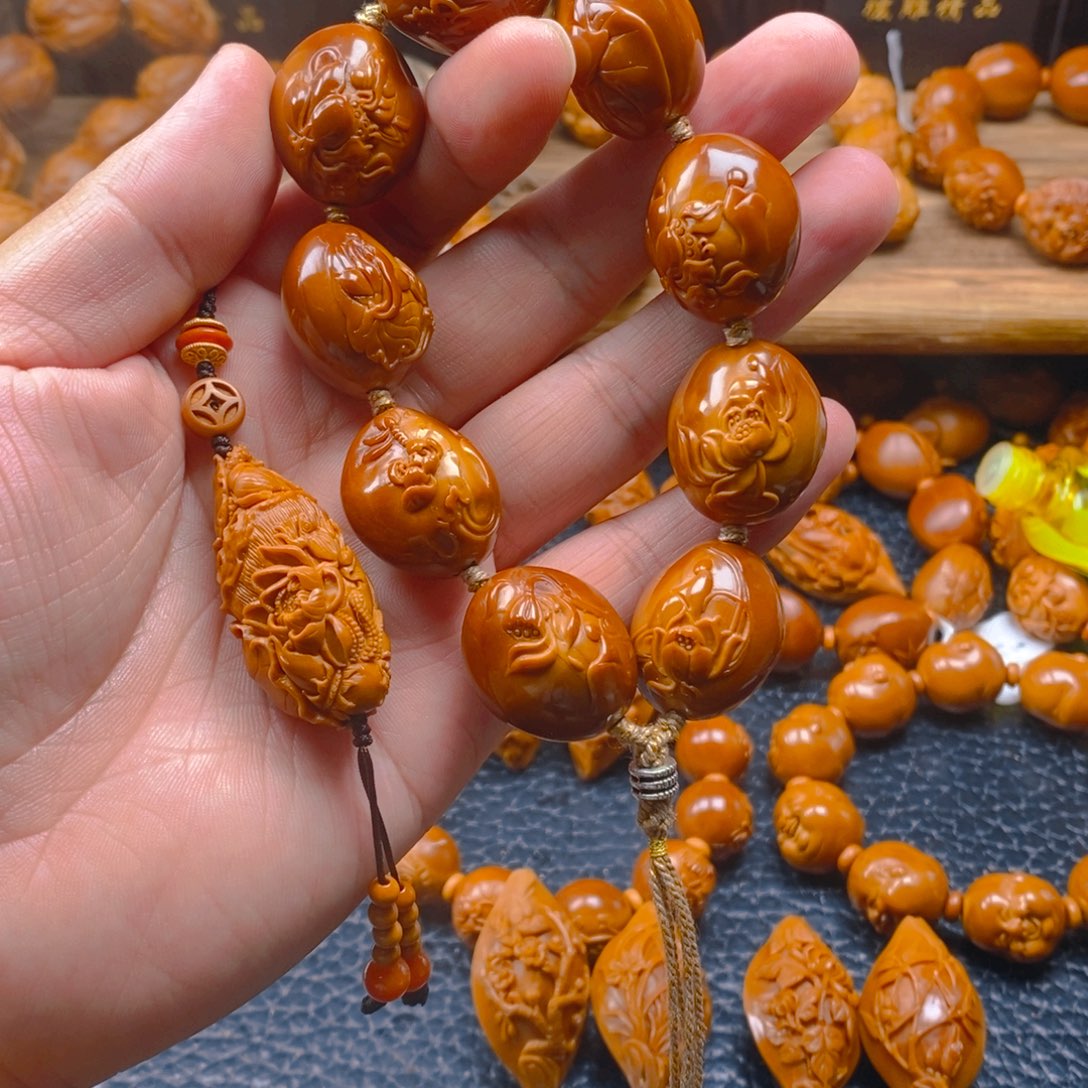 手串/手链橄榄核宝**庄顾志东静语无相➕许忠英荷塘月色