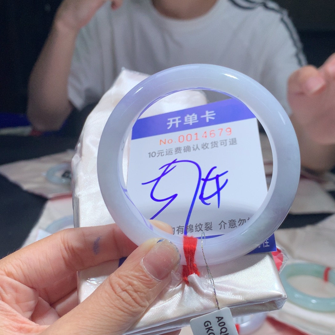 翡翠未镶嵌手镯hg