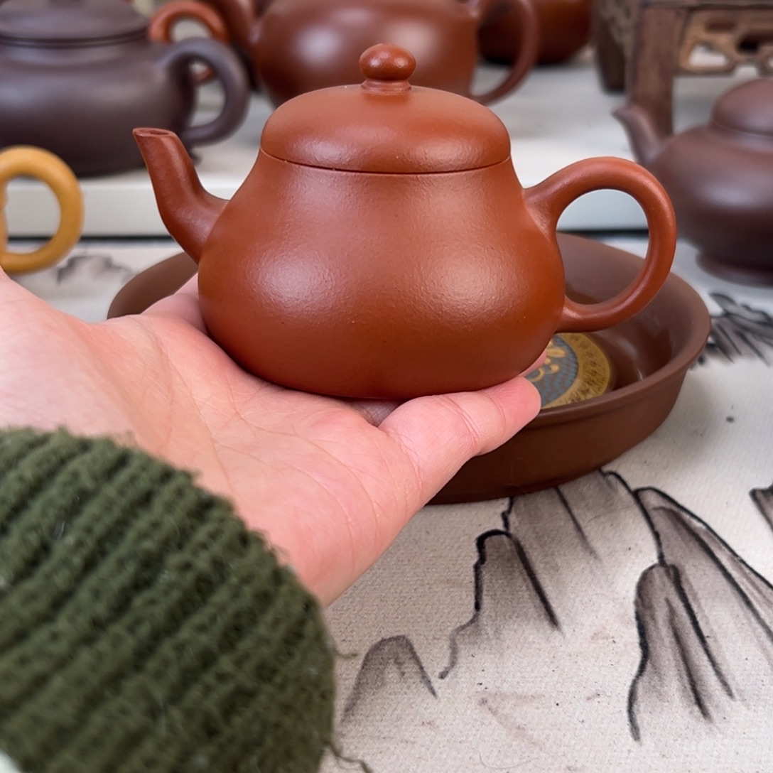 ****子紫砂茶壶宜兴紫砂壶半手工艺