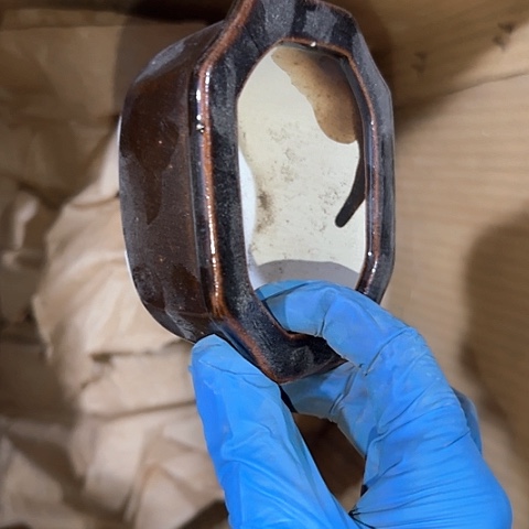 瓷片国营厂库存微瑕10厘米