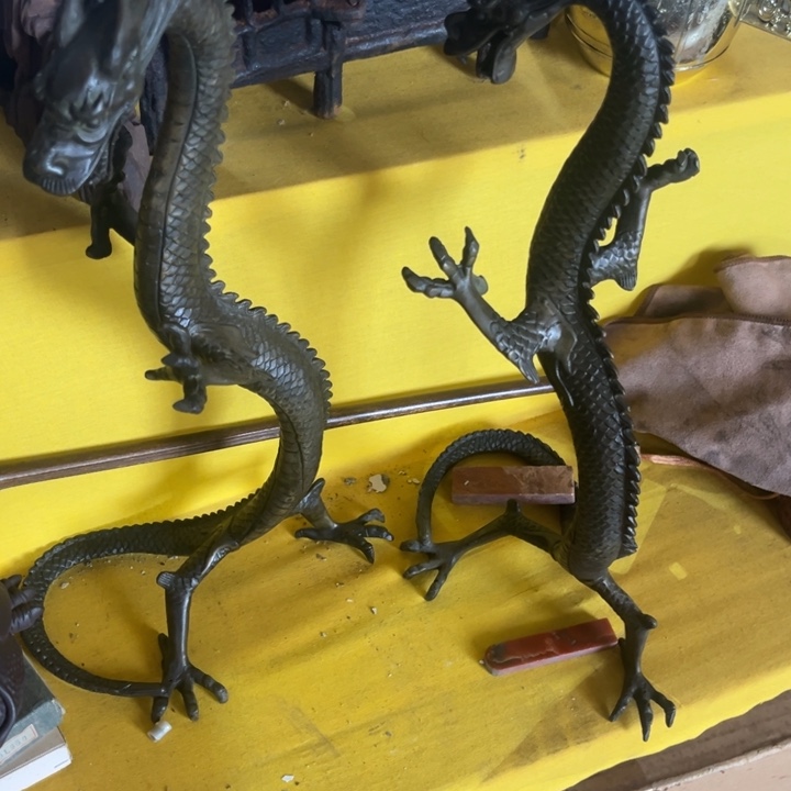 铜中古工艺品摆件