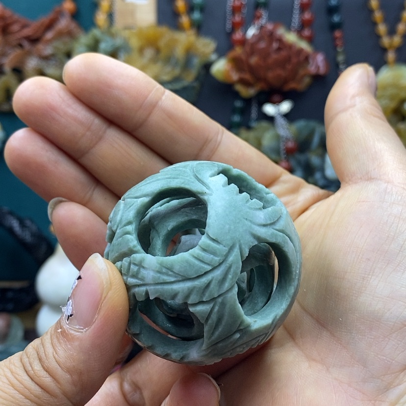 【闪购商品】蛇纹石玉未镶嵌手把件