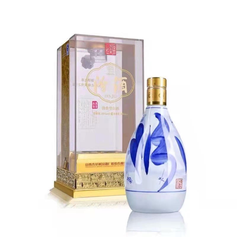 汾酒汾酒股份青花40亚克力2012年清香型酒55度500ml礼盒装55度500
