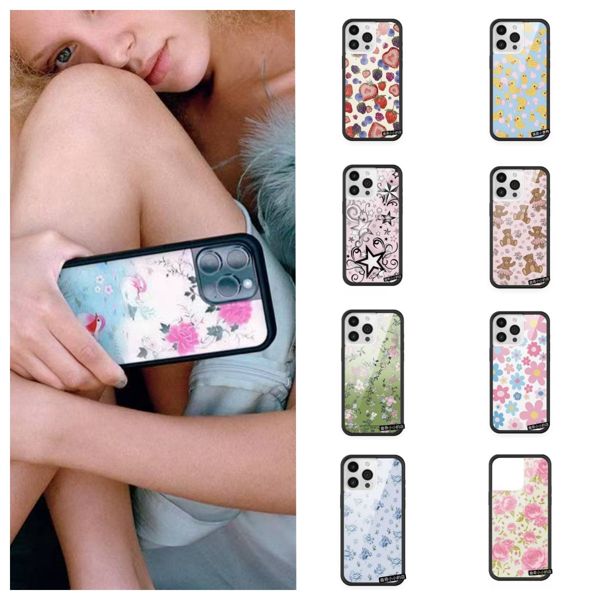 【WF手机壳】热门时尚iphone苹果手机壳明星同款wf