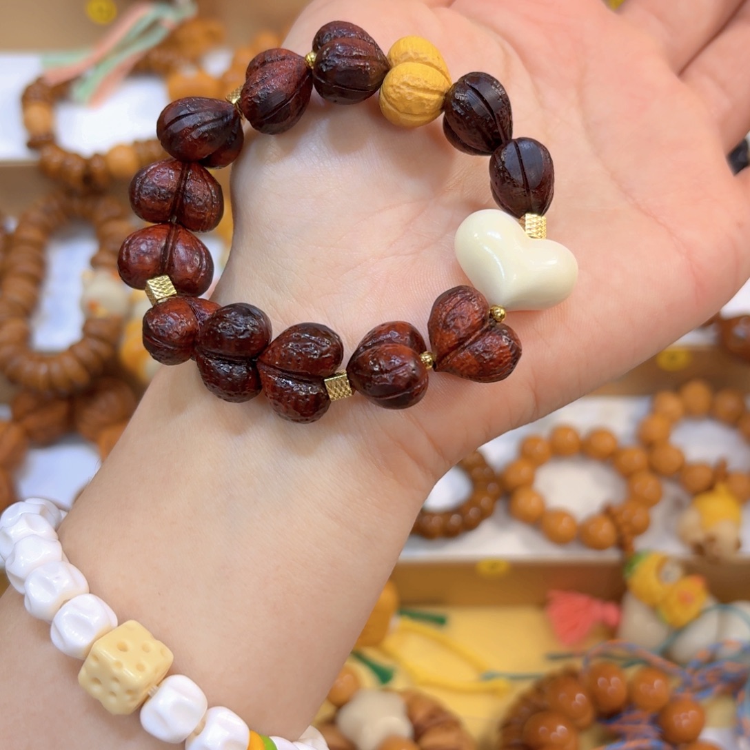 星月菩提手串紫屁桃