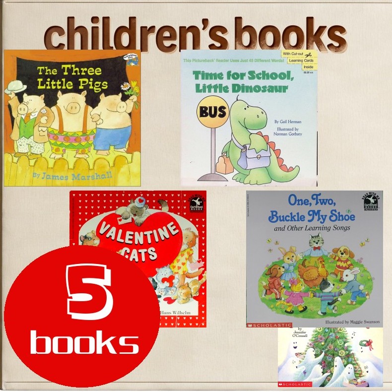 英文原版绘本5本93251229012