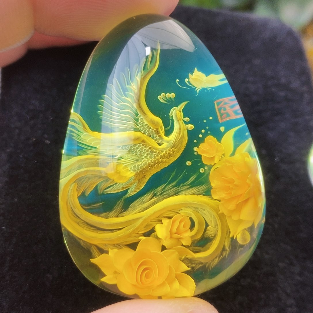 【闪购商品】金珀吊坠(不含链)未镶嵌