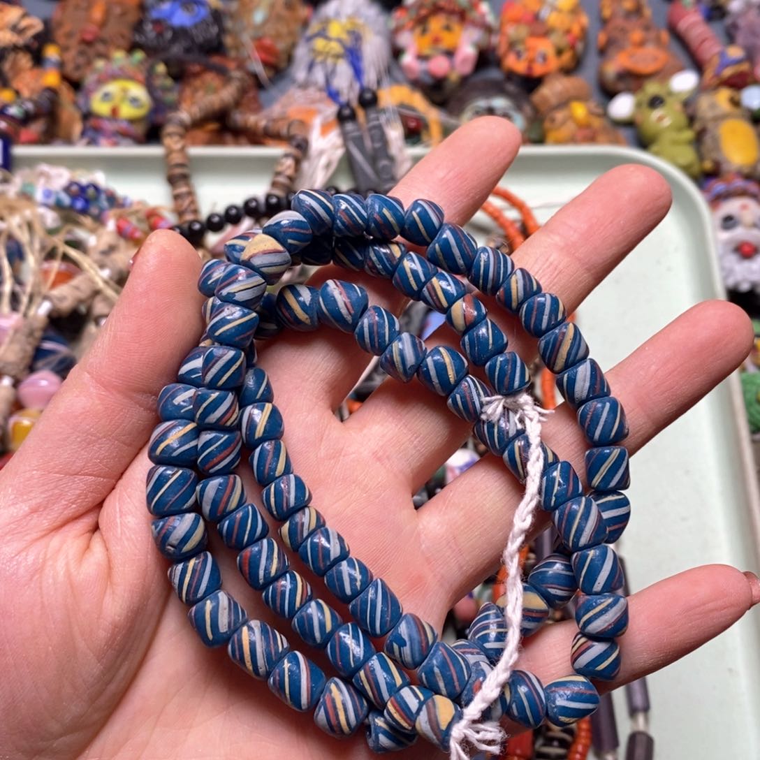 琉璃颈饰印度尼西亚链子