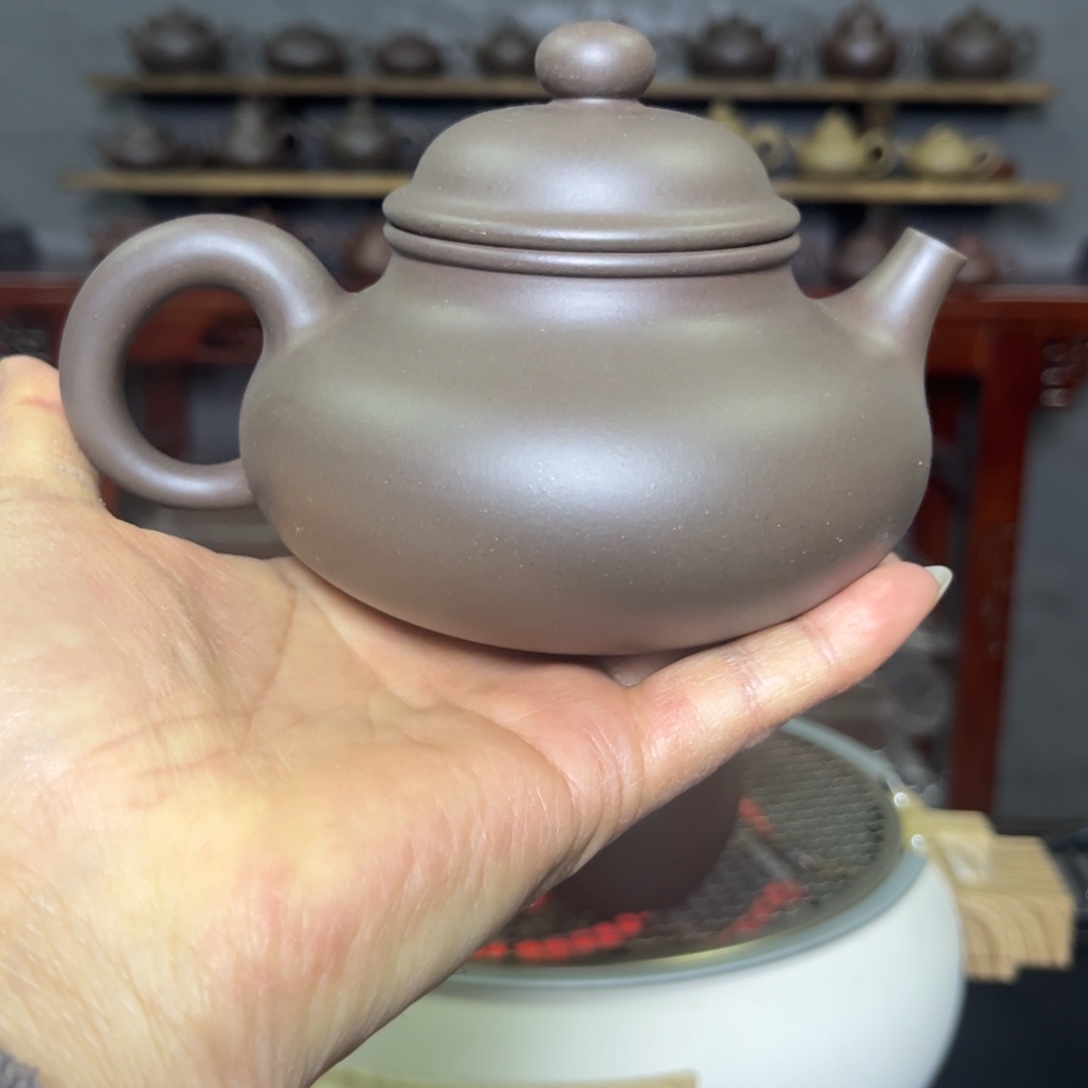 用***1茶壶紫砂底槽青容天半手工