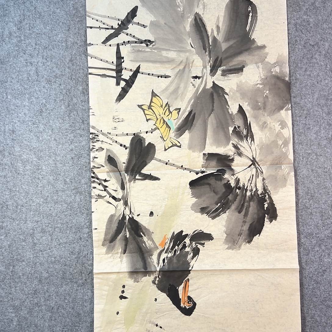 国画522 花鸟和蝴蝶都会成为我们