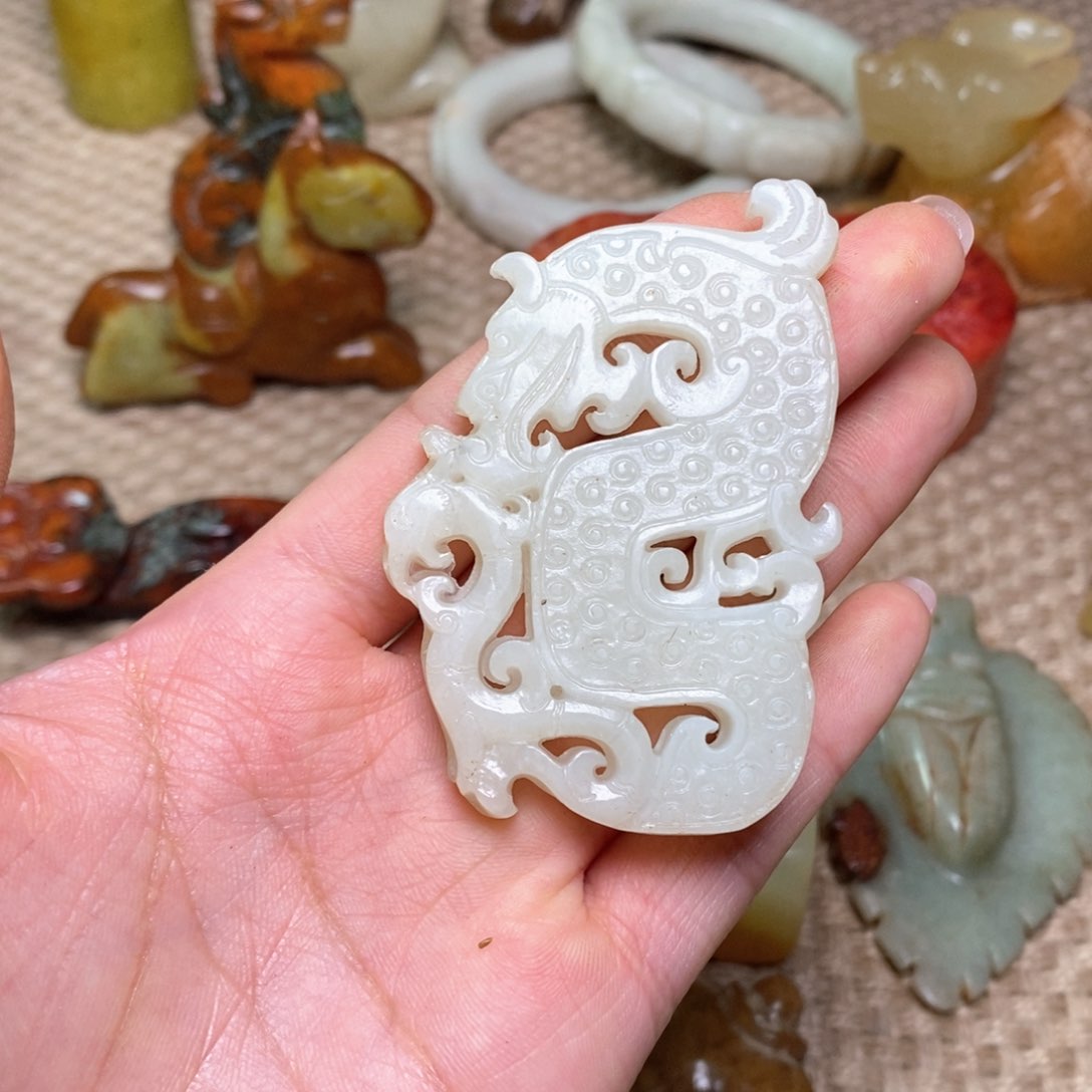 白玉菩提吊坠白玉菩提白玉菩提摆件
