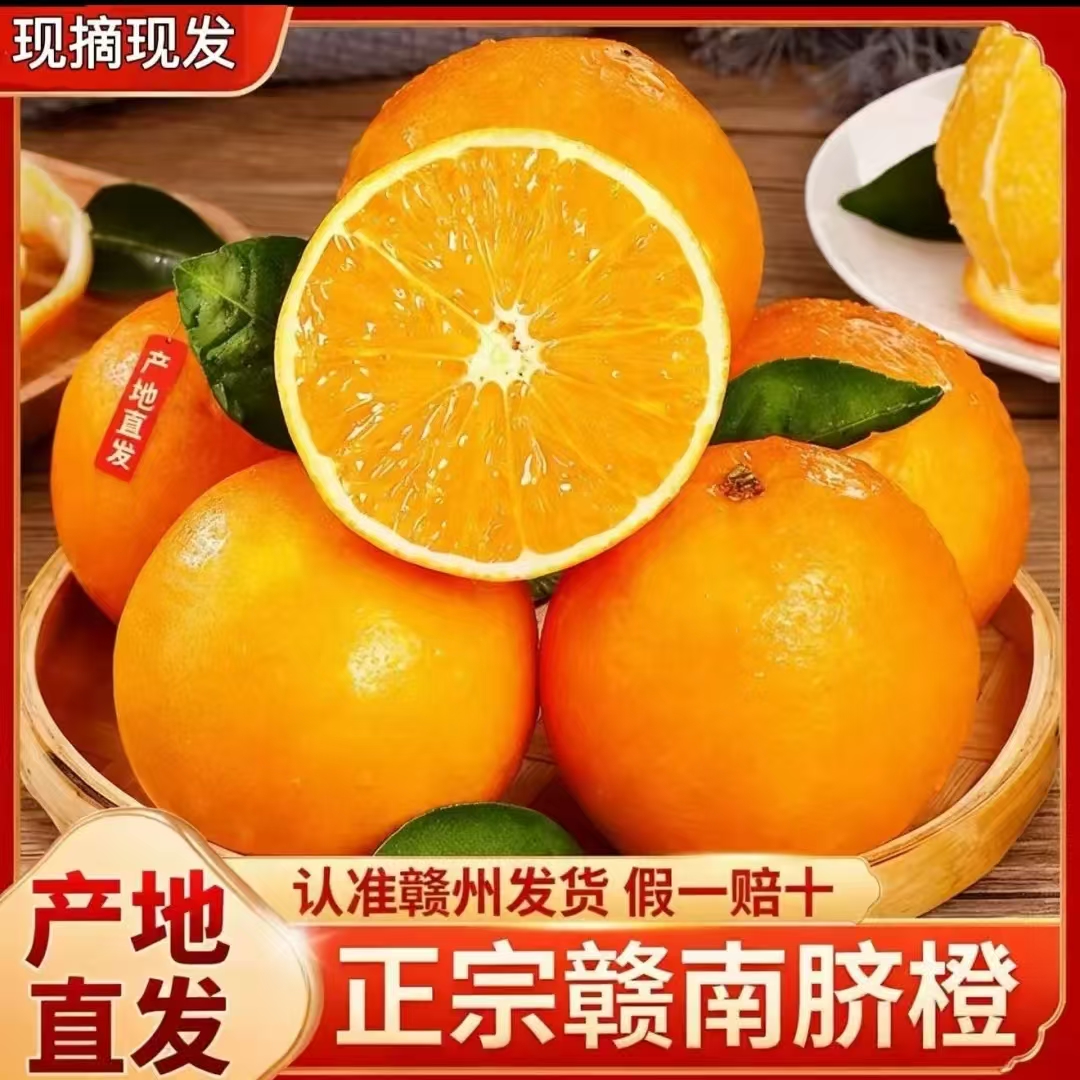 3现摘现发[产地直发]正宗赣南脐橙应季水果新鲜橙子好吃精品果