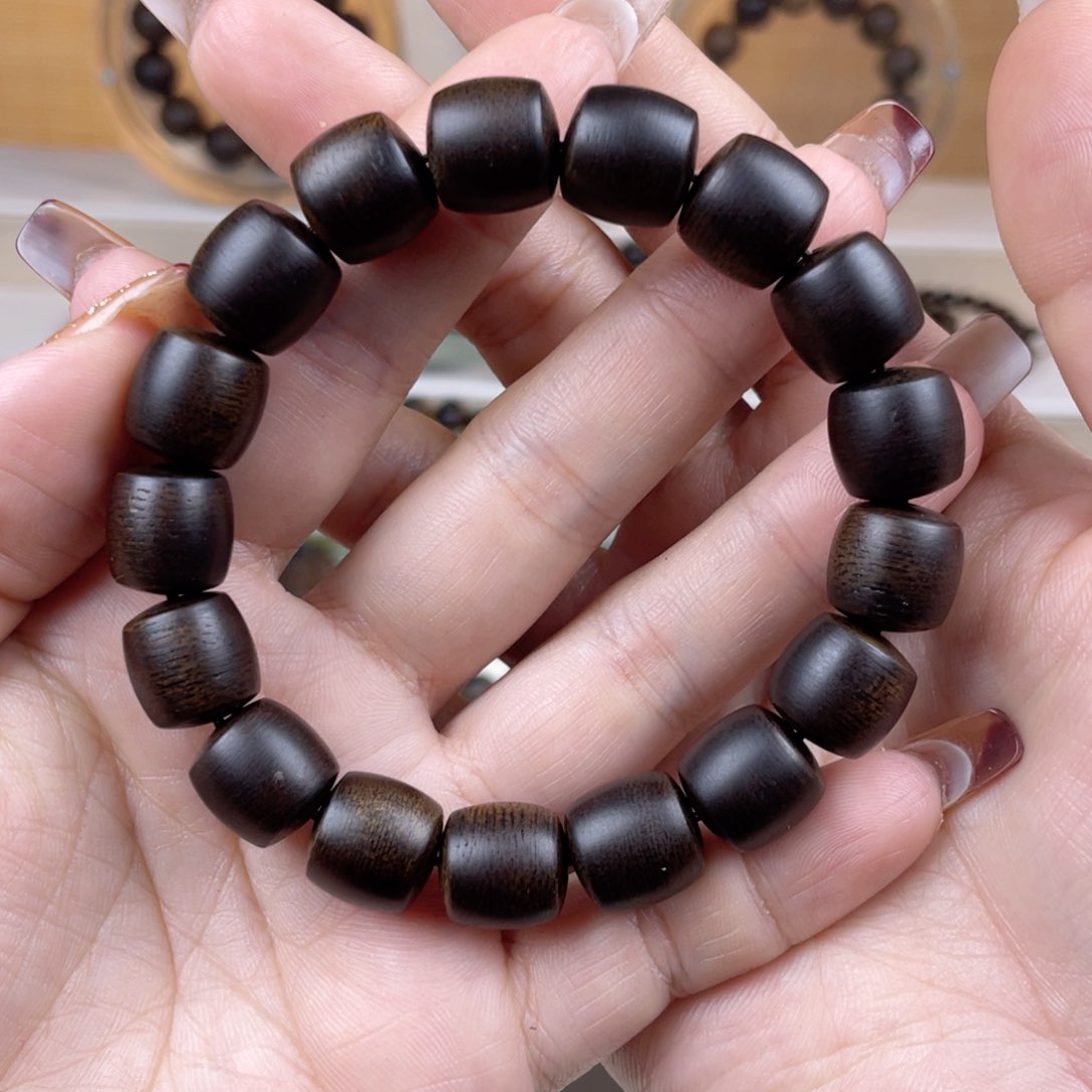 沉香手串老*越南芽庄白棋楠