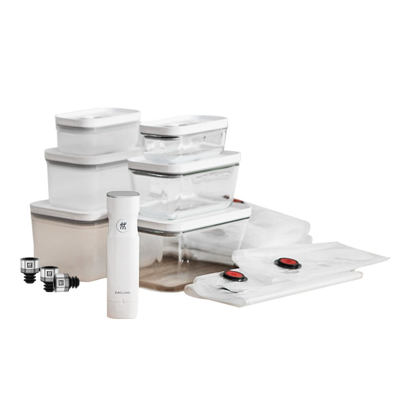 【A等品微瑕】双立人 FRESH&SAVE 智慧真空保鲜33件玻璃树脂家庭装