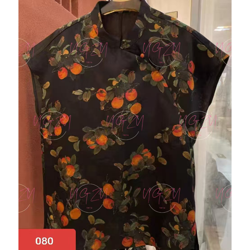 080/新中式国风柿柿如意衬衫 （H）