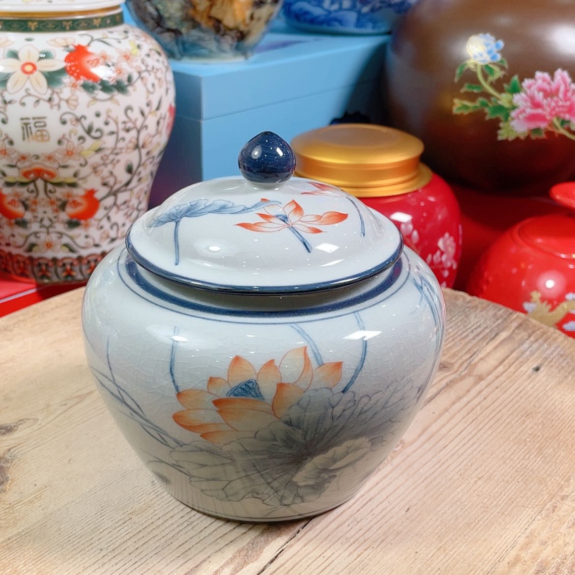 【闪购商品】罐陶瓷茶叶罐密封罐