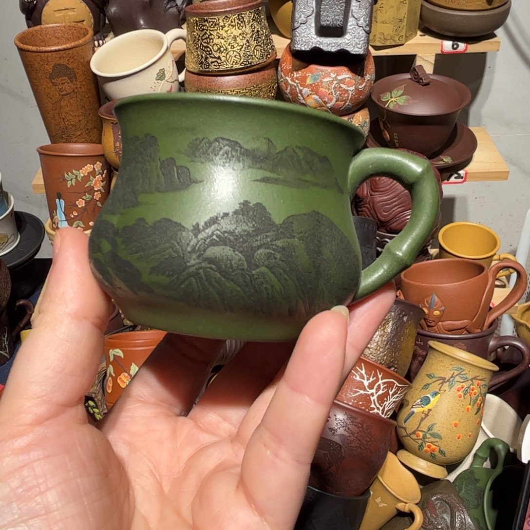 紫砂茶杯宜兴紫砂主人杯