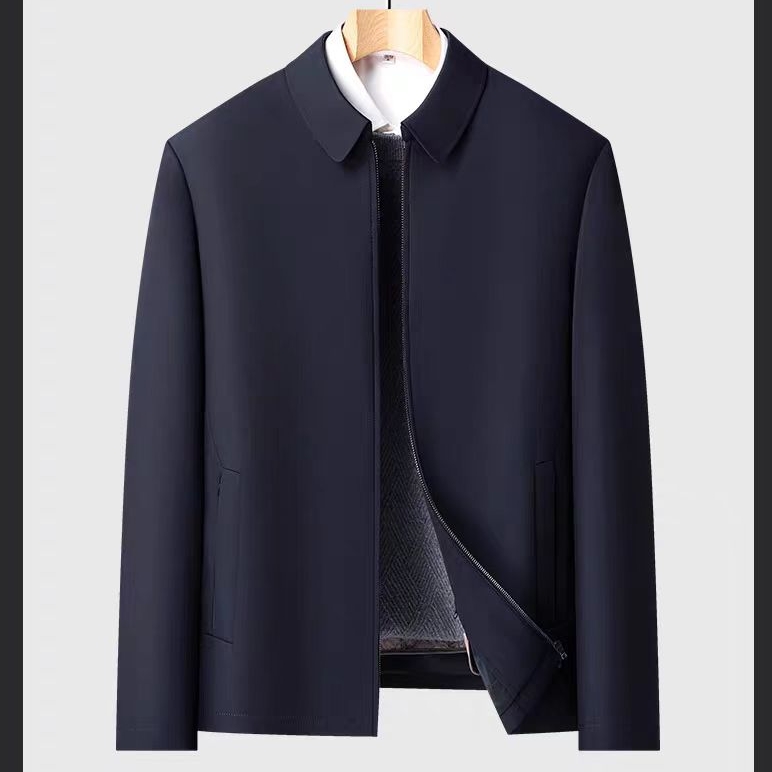 中老年上装常规冬季爸爸款男袄爸爸加厚保暖加绒男装爸爸秋冬外套