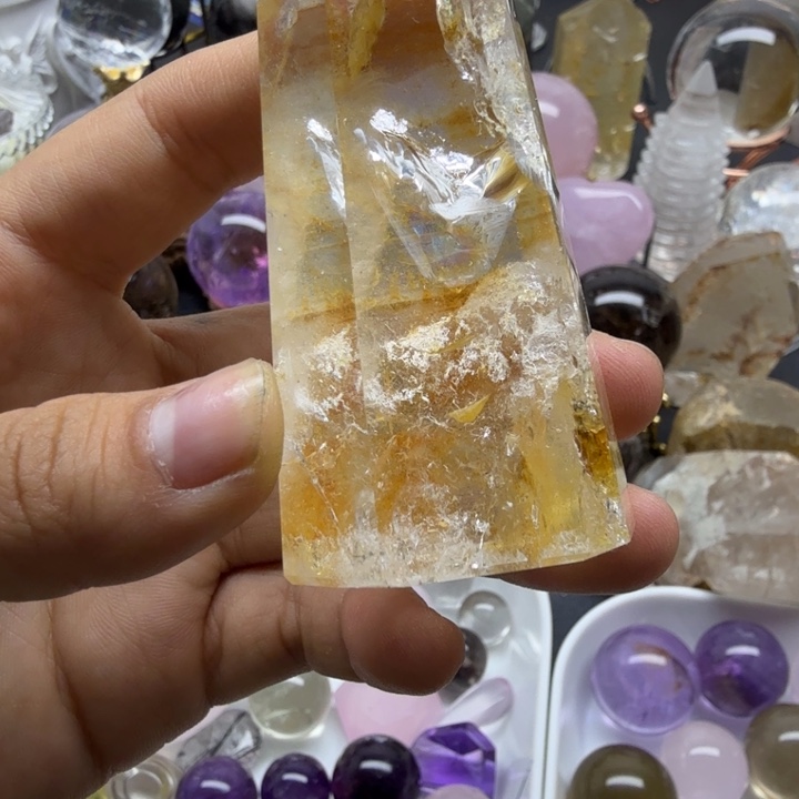 未镶嵌水晶珠宝半成品
