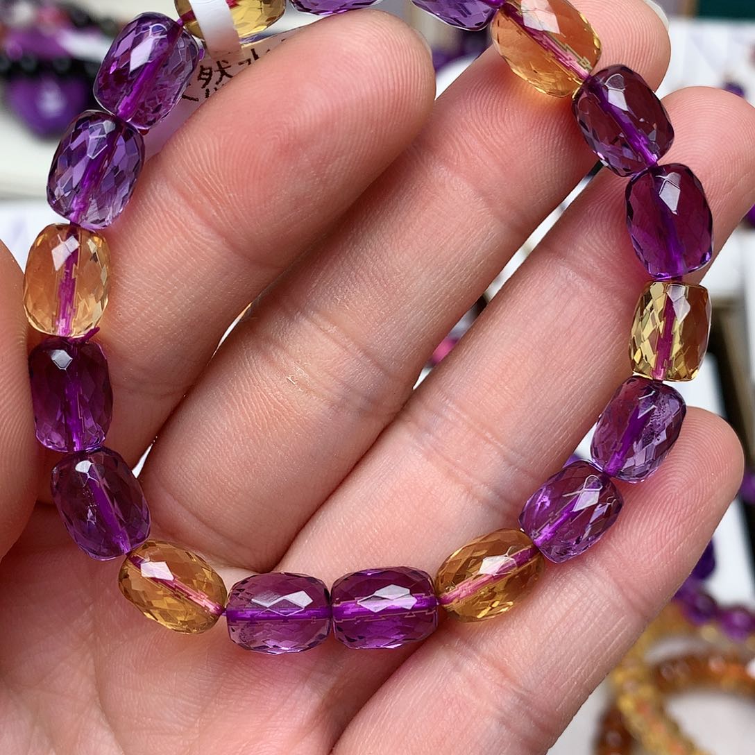 水晶切面手串未镶嵌