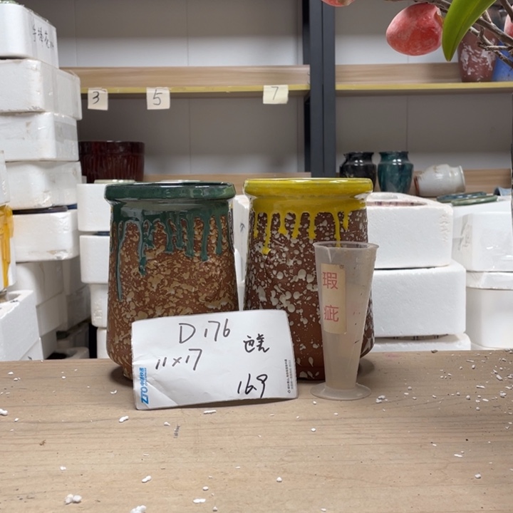 粗陶多肉花盆微瑕176