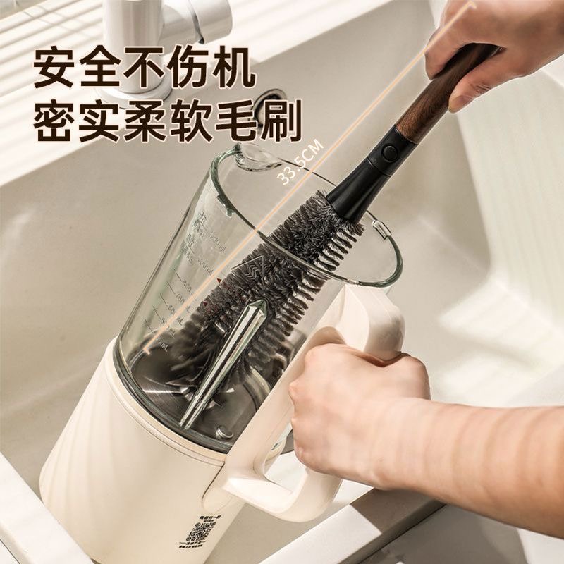 不锈钢杯刷多功能二合一杯刷家用清洁工具可壁挂杯刷
