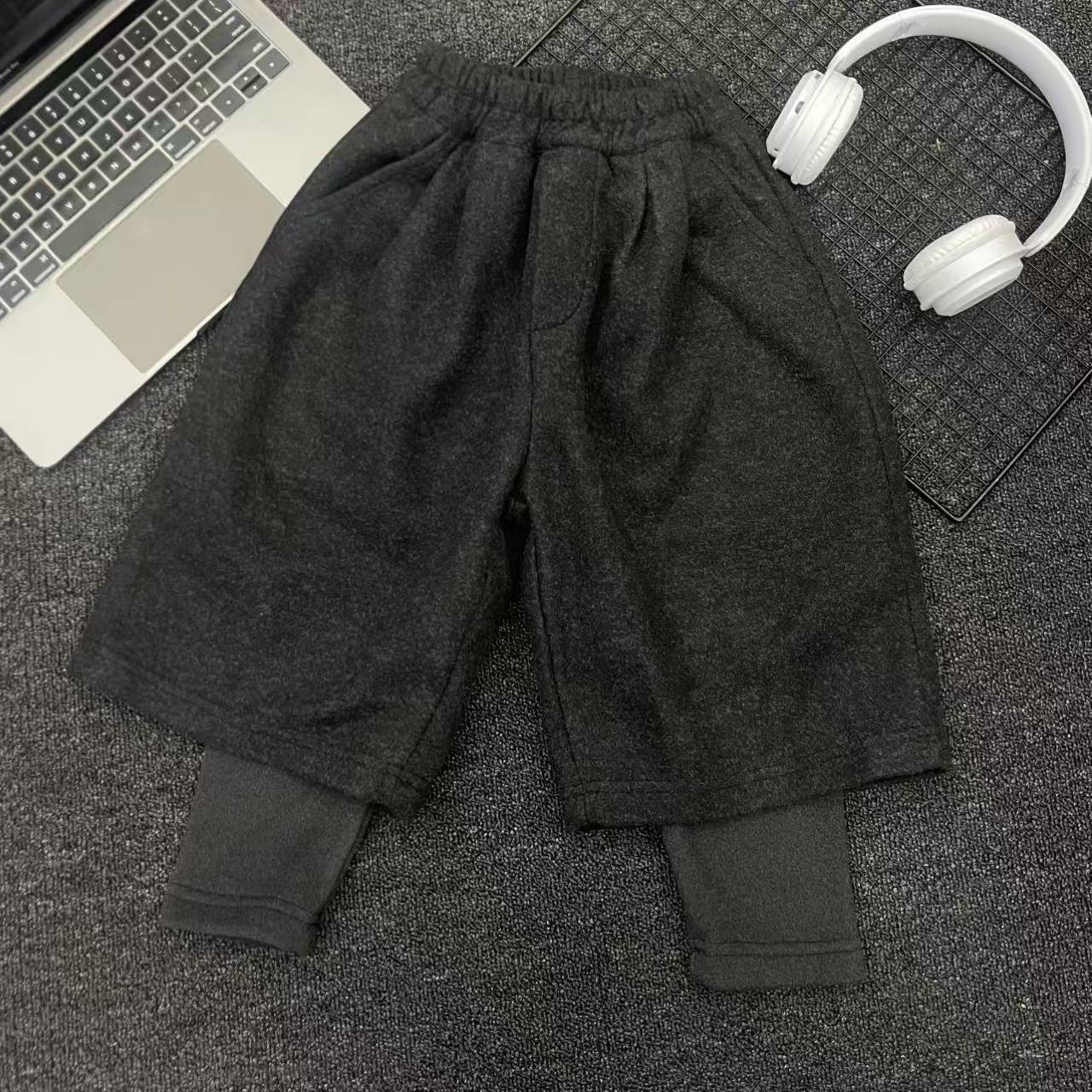 【棉逗熊品牌】男童韩版冬季休闲中大童百搭裤子-17927