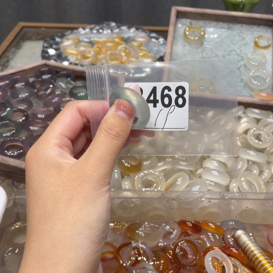 玛瑙/玉髓未镶嵌戒指