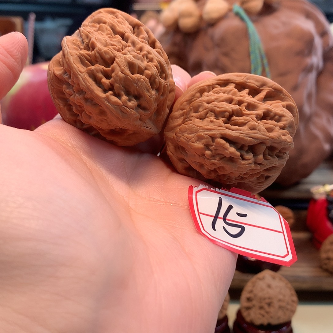 吊坠桃核44尺红锦鲤天残