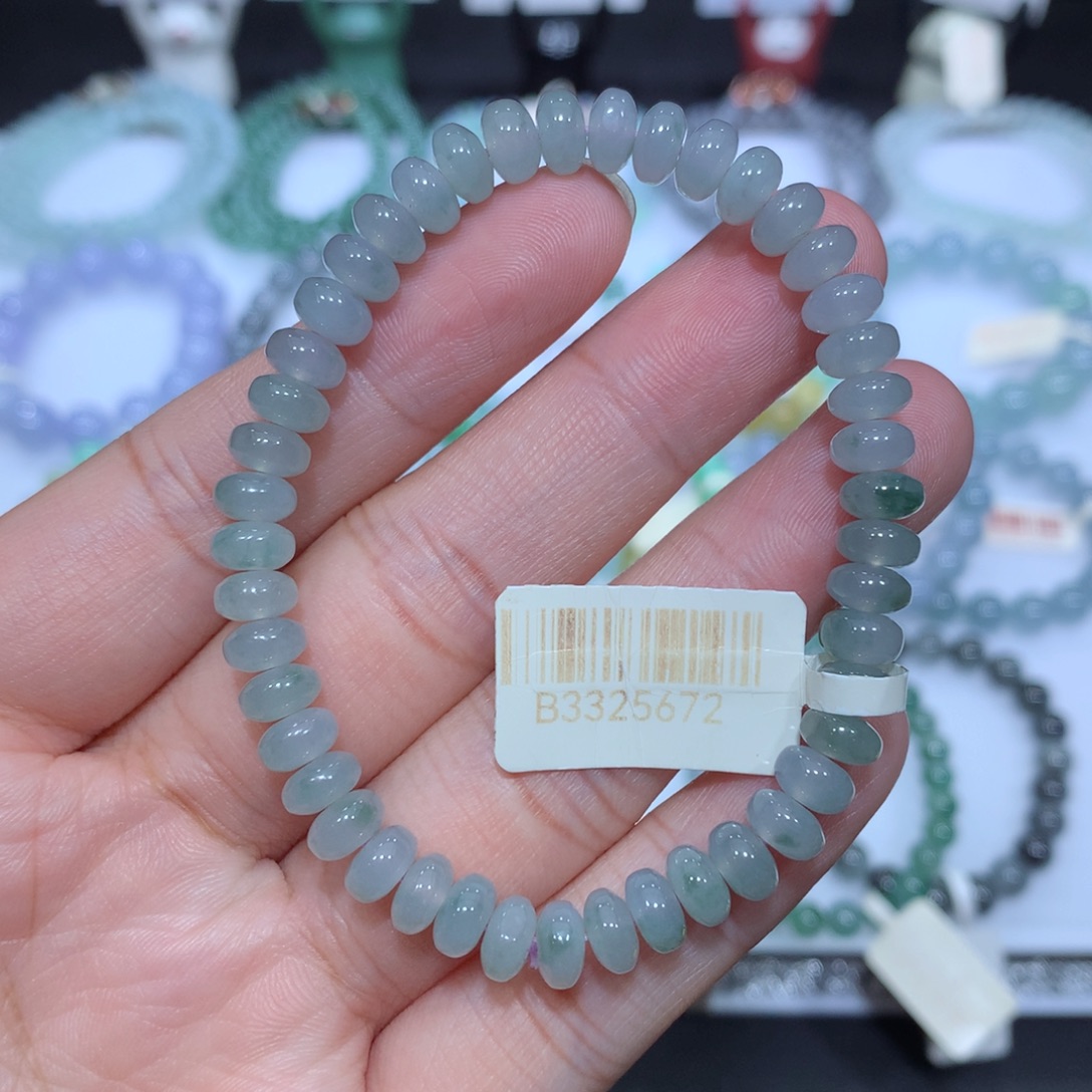 翡翠未镶嵌手串天然