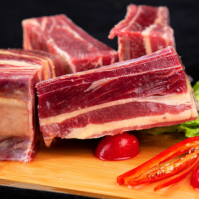 内蒙古牛肋排牛排牛排骨牛寸排新鲜带肉黄牛整根牛肋排牛小排