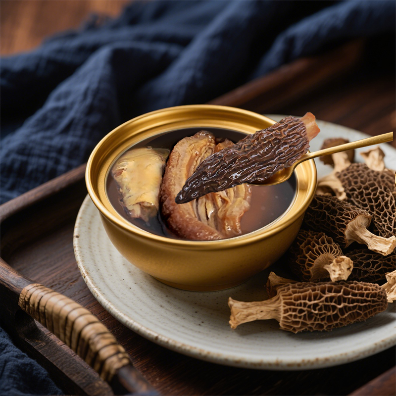 野生海参羊肚菌汤炖汤清汤营养早餐加热即食开盖即食送礼滋补品