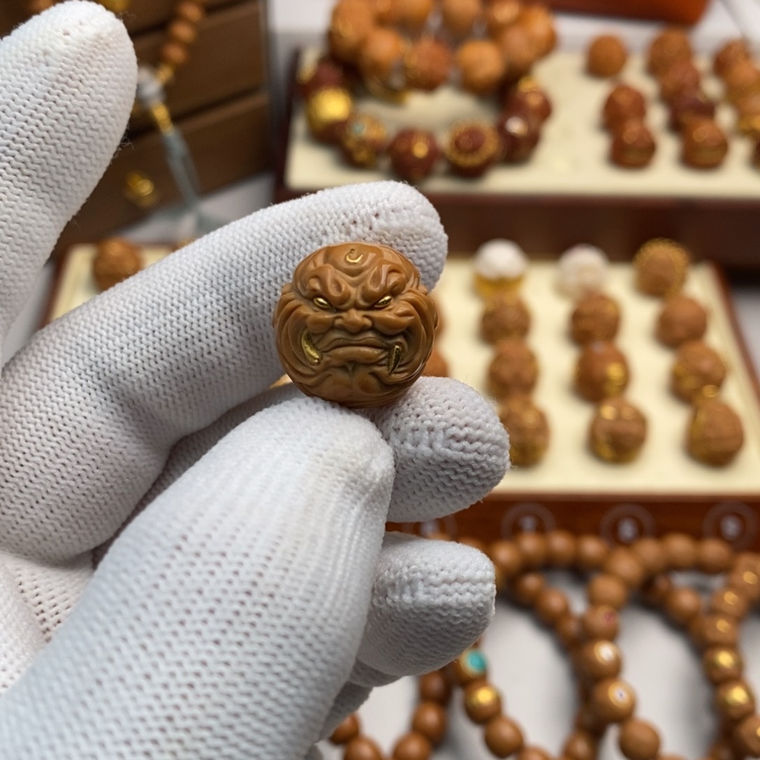 猴头核桃吊坠猴头