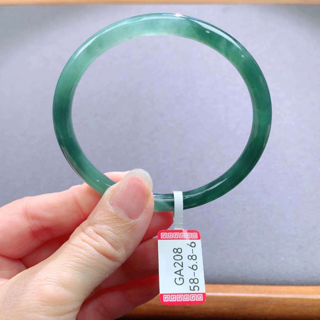 翡翠未镶嵌手镯天然翡翠手镯