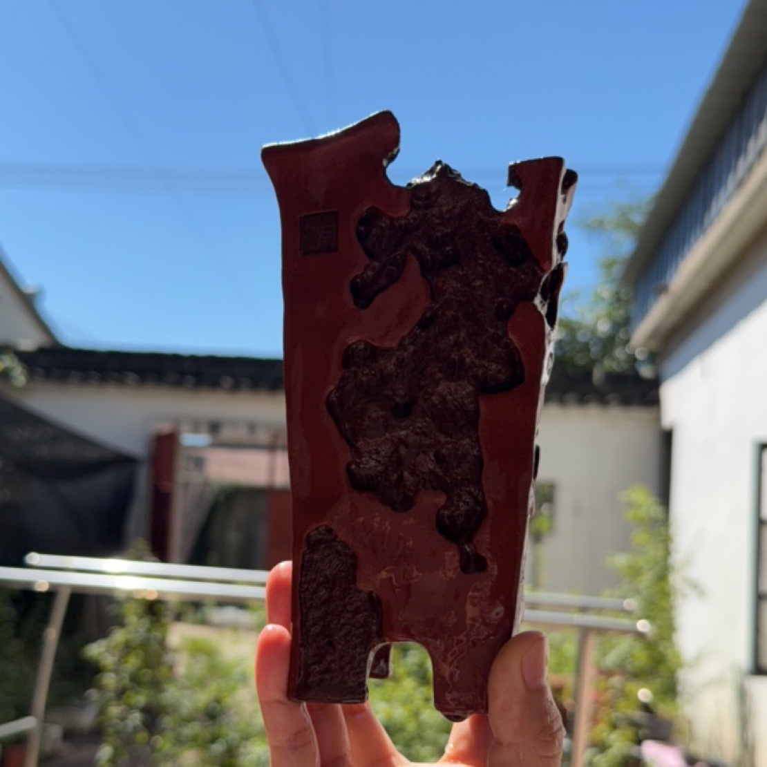 兮品紫砂异形高端盆景盆 签筒