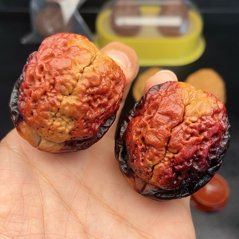 【闪购商品】把件文玩核桃平**家40尺老蟾头