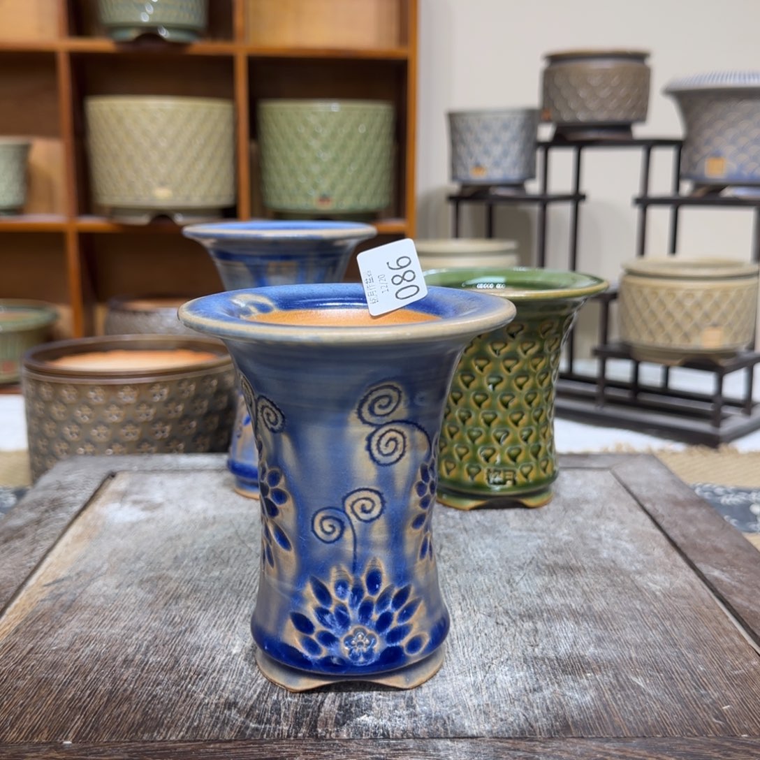 紫***妖手工花盆 086 内口口径 7 cm 