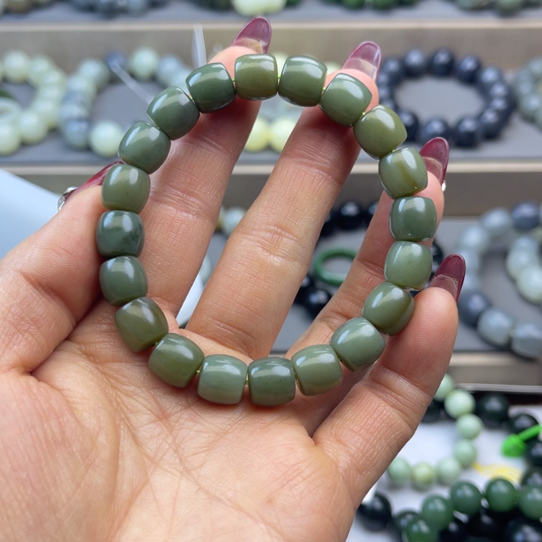 和田玉手链未镶嵌