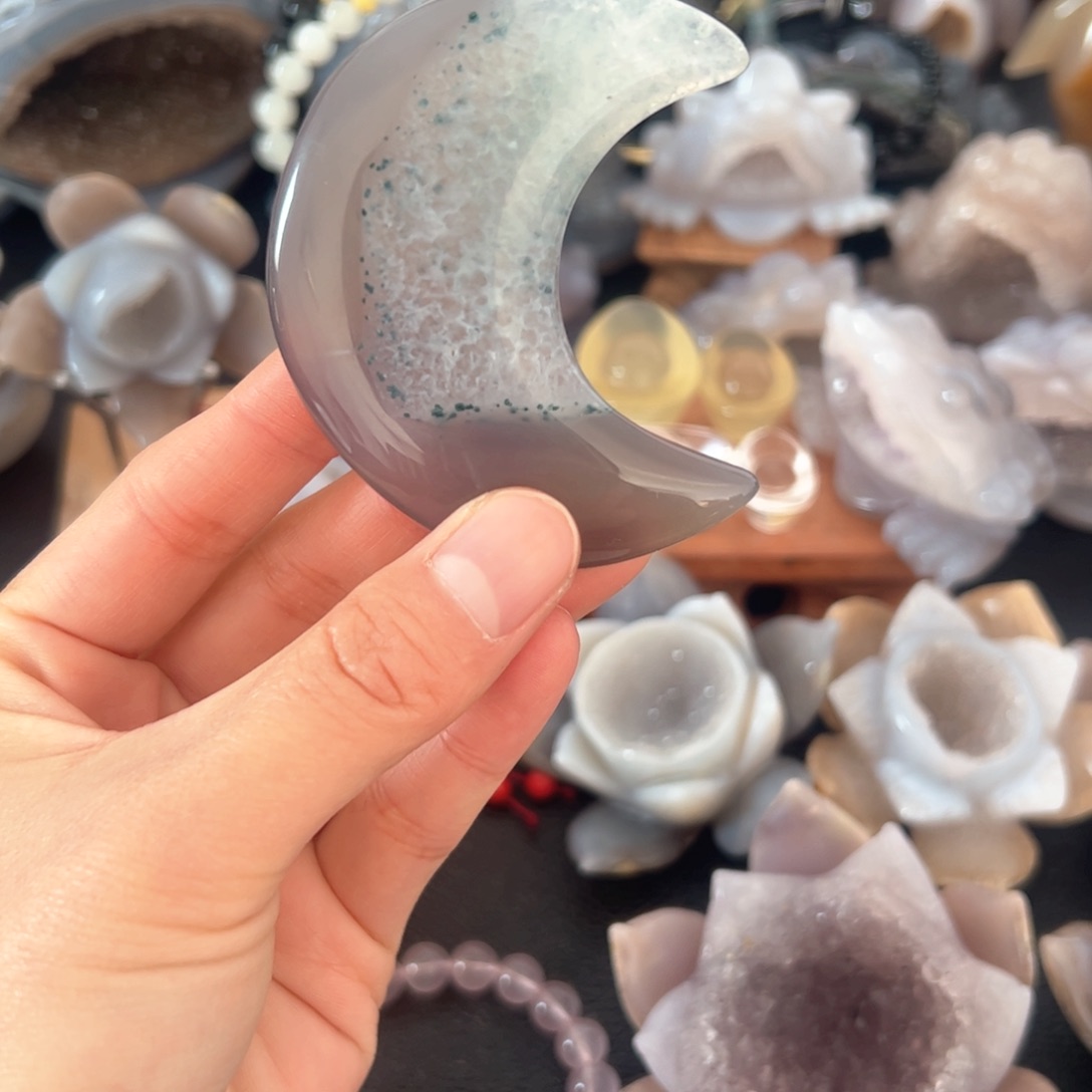 玛瑙/玉髓天然好运未镶嵌