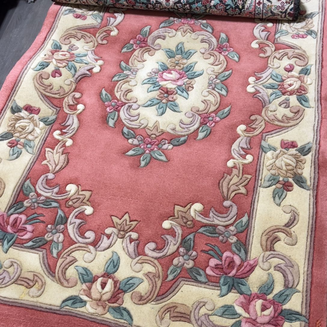 羊毛纯羊毛手工地毯90×157