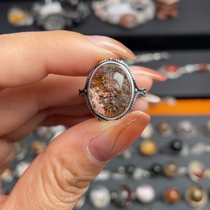 水晶戒指银S925镶嵌11111111