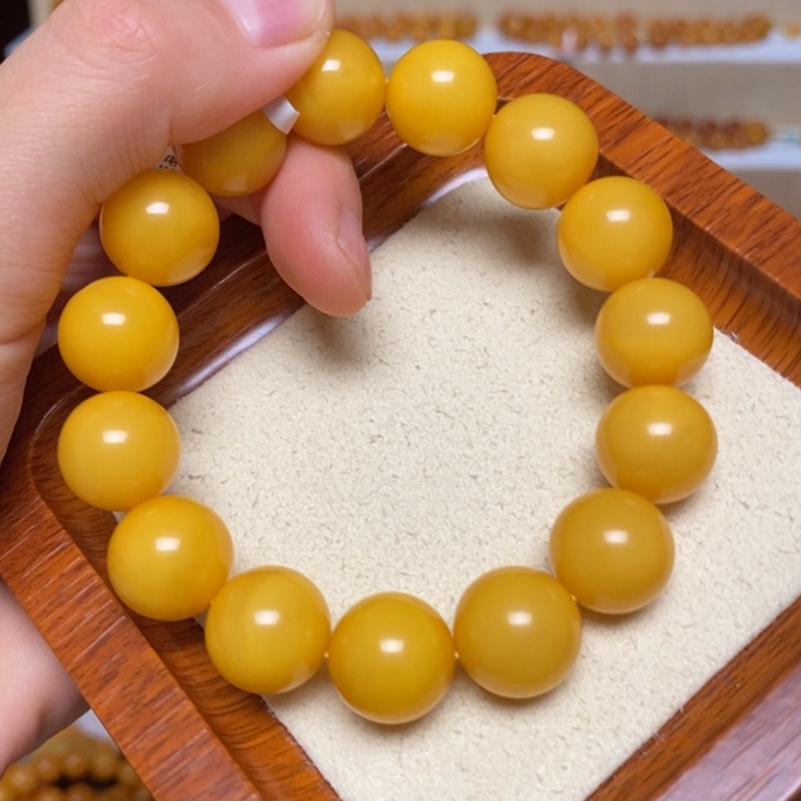 【闪购商品】未镶嵌蜜蜡手链手串