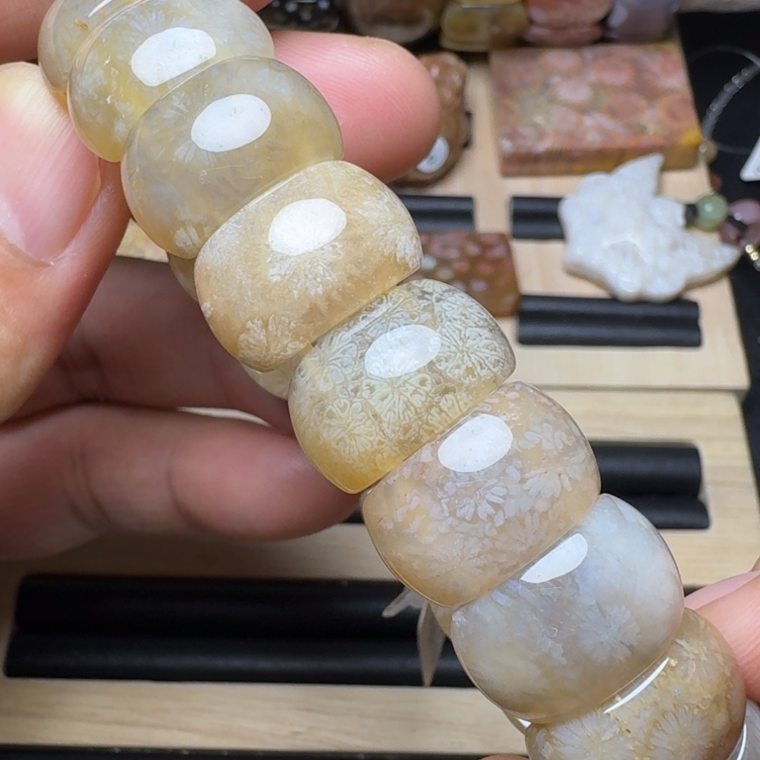 未镶嵌纯天然色有机玉石保真色硅化玉