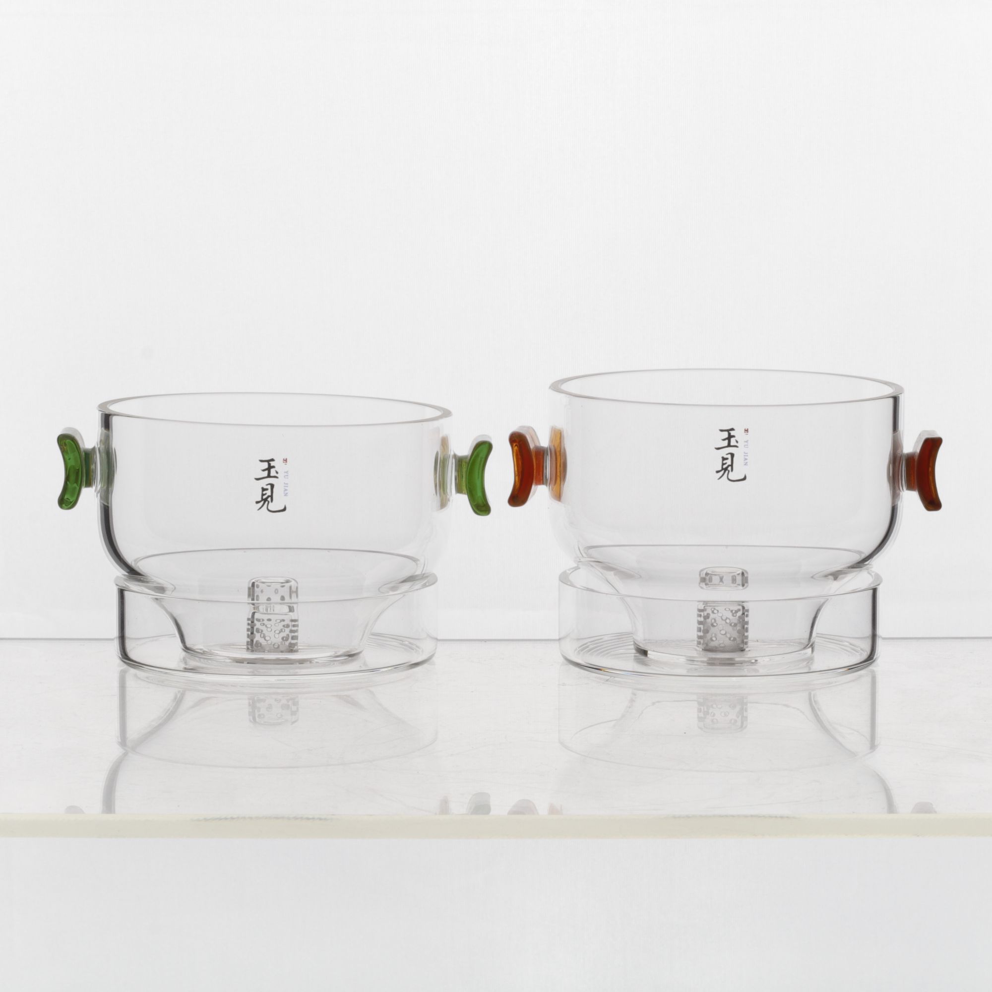 （小二坊）玉见泡茶器玛瑙两色茶滤器