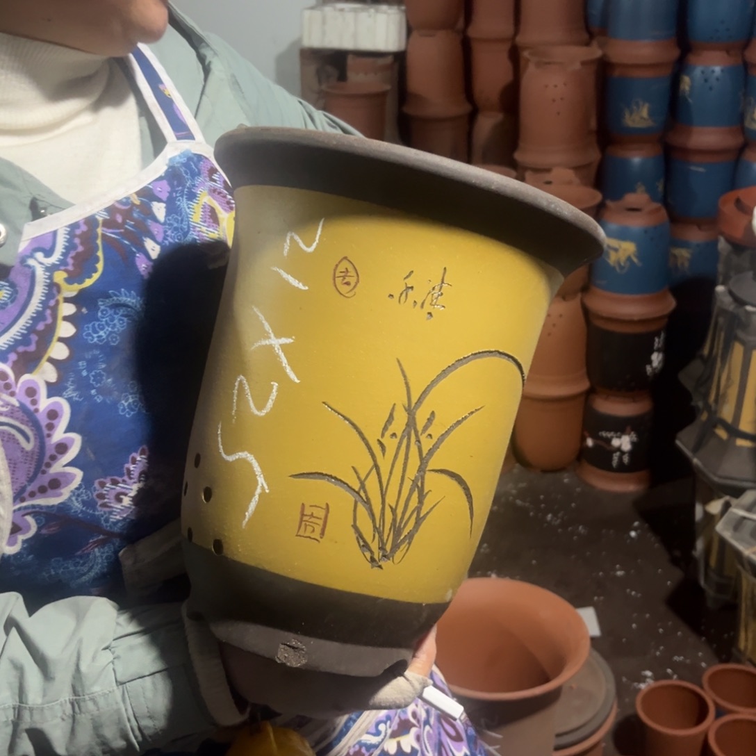 紫泥花盆紫砂花盆