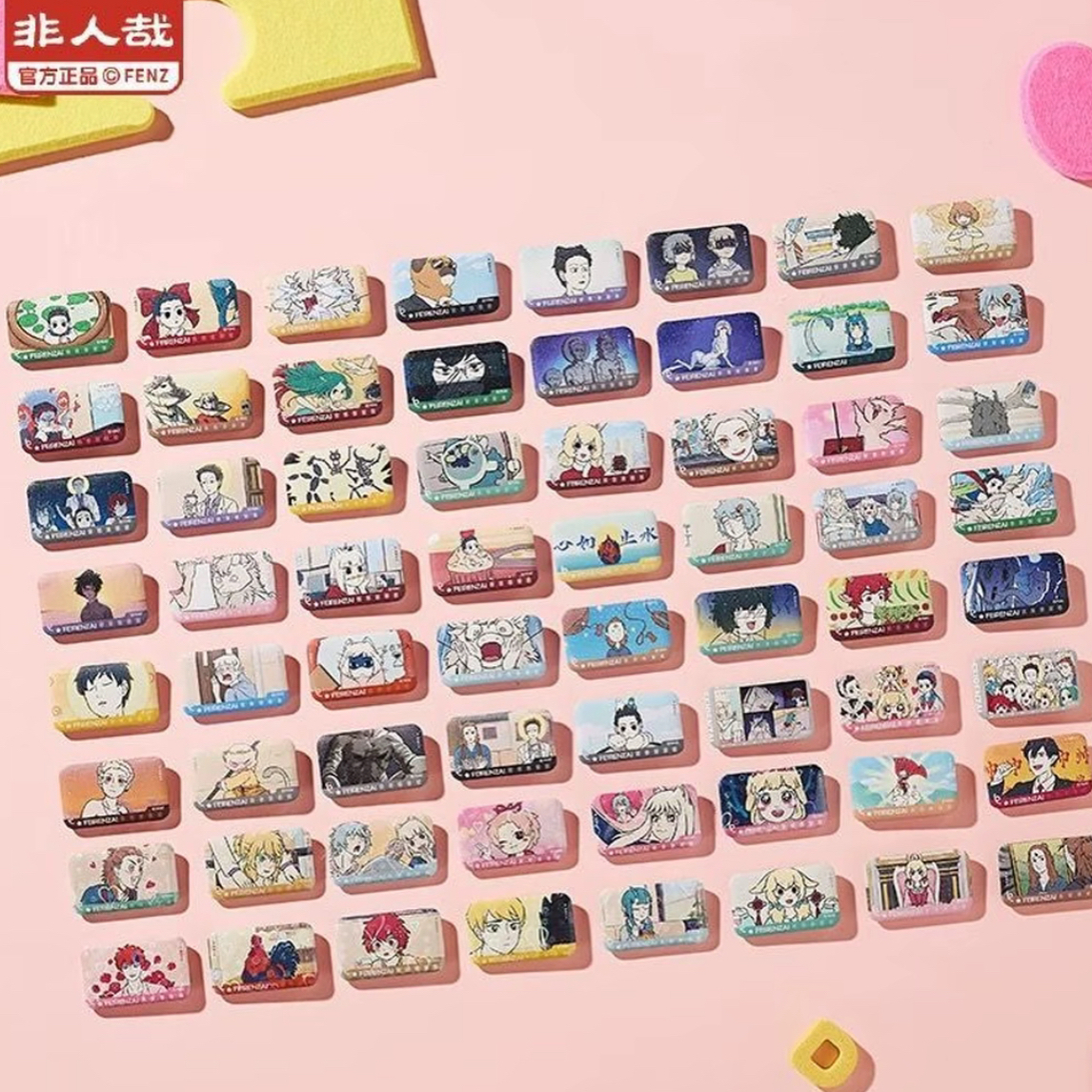 非人哉回忆定格第二弹马口铁徽章盲盒