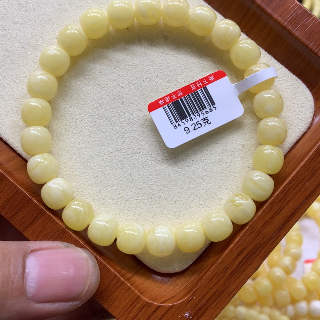 蜜蜡未镶嵌手链蜜蜡