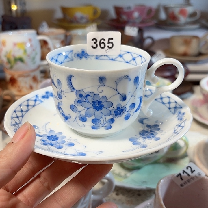 瓷片古驰咖啡杯一套